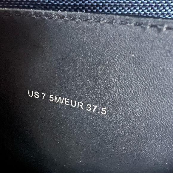 VINCE WOMENS BLACK LEATHER BOOTS WITH ZIPPER SIZE 7.5 - Picture 11 of 16